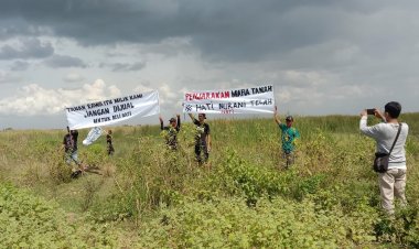 Warga Dateng Lamongan Protes, Tuntut Kepala Desa Tak Berikan Ganti Rugi ke Petani Luar Desa