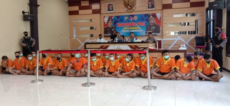 Puluhan Pengedar Narkoba Diamankan Polisi 