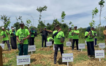 Komitmen Penanganan Perubahan Iklim, Pertamina Hulu Energi Tuban Tanam 1.000 Bibit Pohon Alpukat