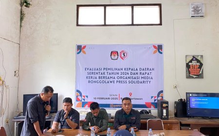 Evaulasi KPU Tuban, Jurnalis Berperan Penting Jadi Penangkal Hoaks