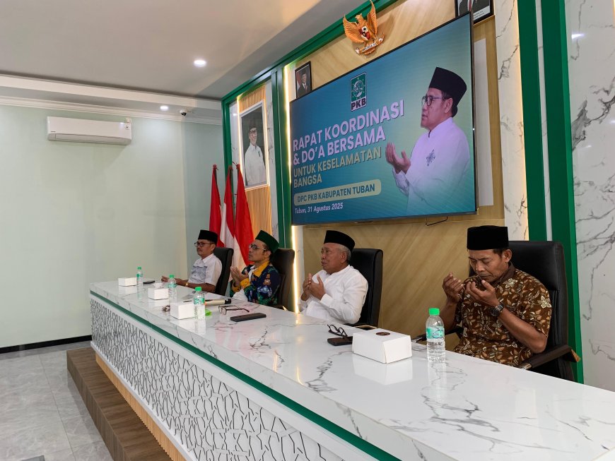 PKB Tuban Gelar Doa Bersama untuk Affan Korban Aksi di Jakarta, Tegaskan Aspirasi Rakyat Bukan Ancaman